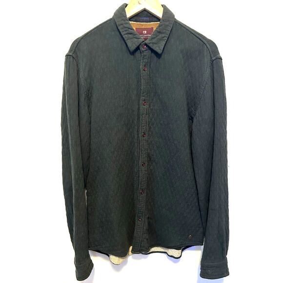 Scotch & Soda Other - Scotch & Soda Olive Green Quilted Couture Button Down Size XL